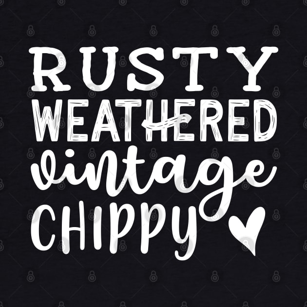 Rusty Weathered Vintage Chippy Antique Thrifting Cute by GlimmerDesigns